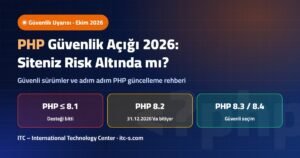 PHP Güvenlik Açığı 2026: Sitem Risk Altında mı, PHP Sürümü Nasıl Güncellenir?